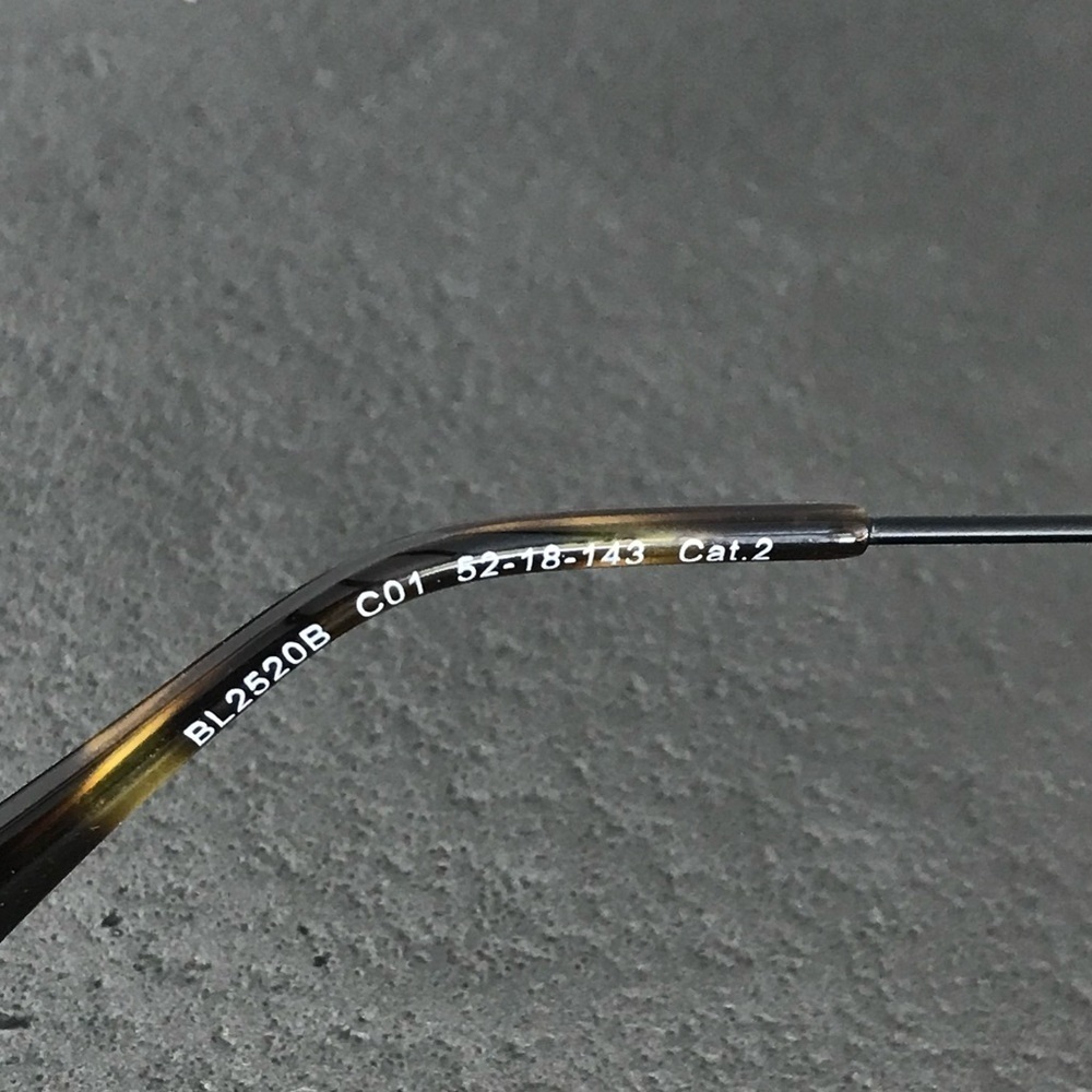 BALMAIN 52mm Round Sunglasses Gold - Picture 5 of 9